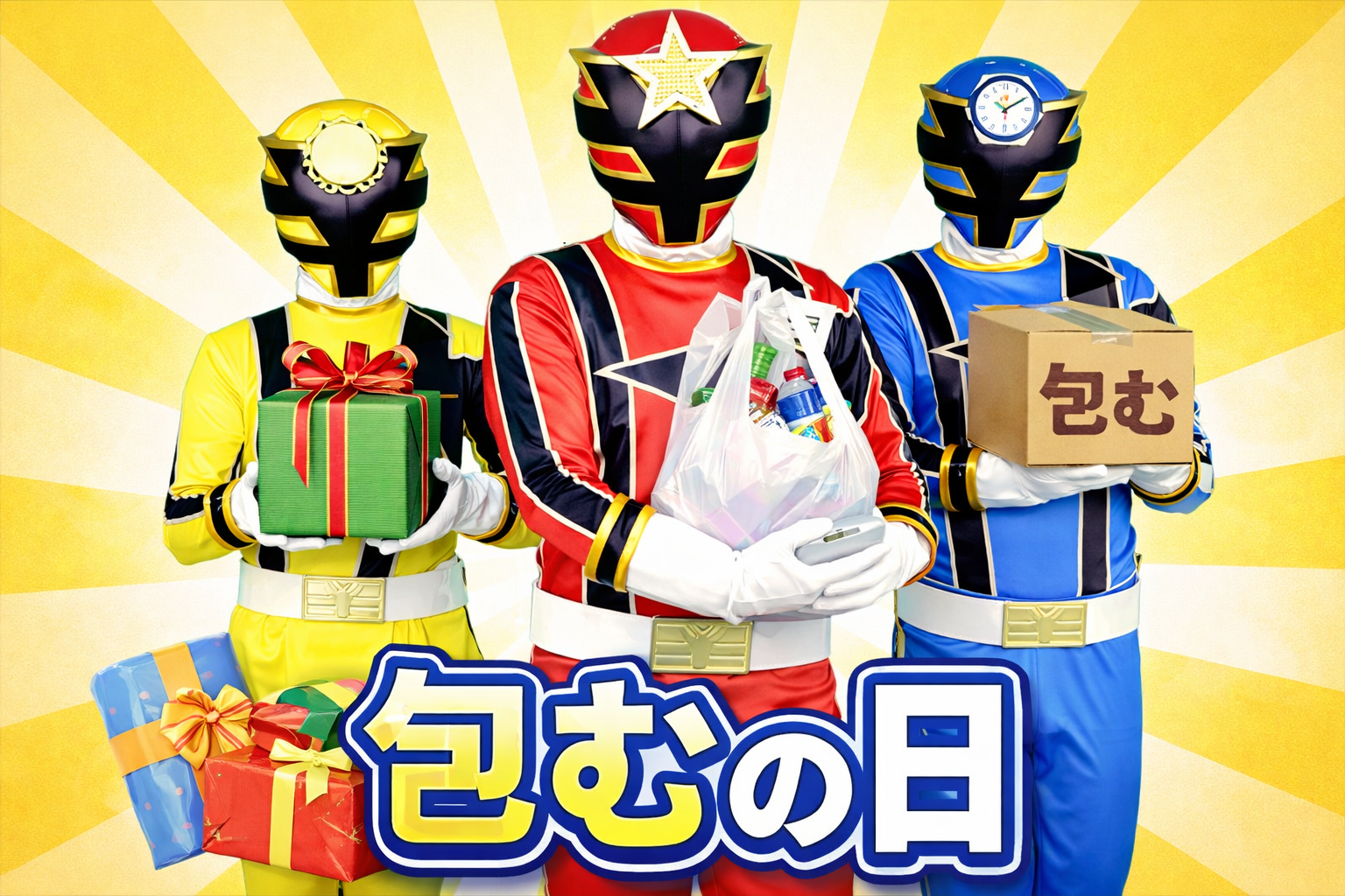 包むの日！！