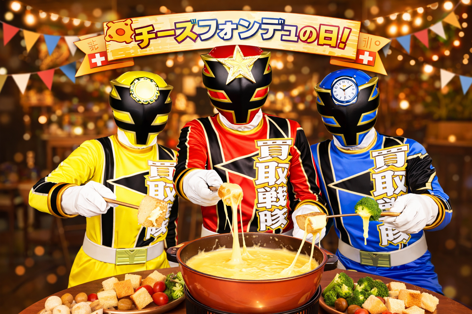 チーズフォンデュの日！！