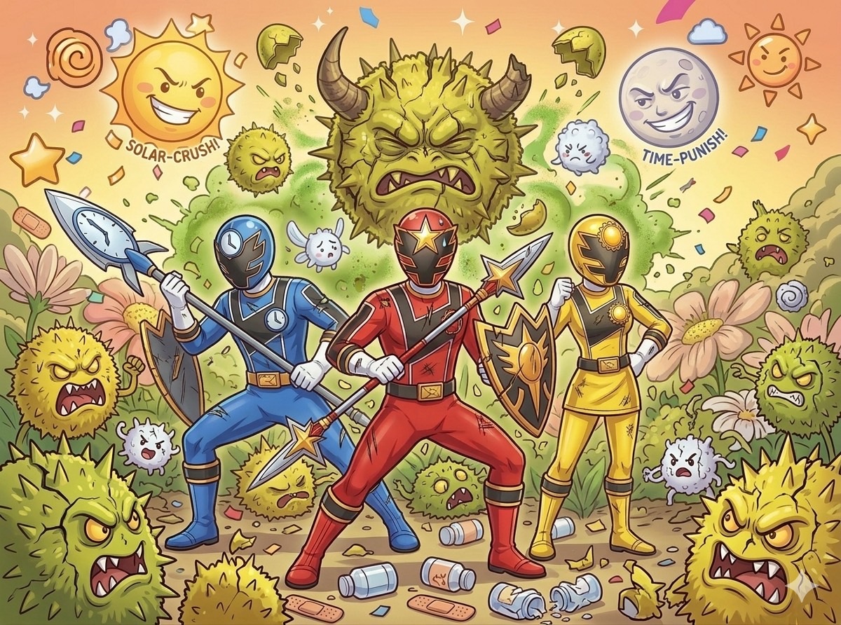 季節の変わり目は体調にご注意！