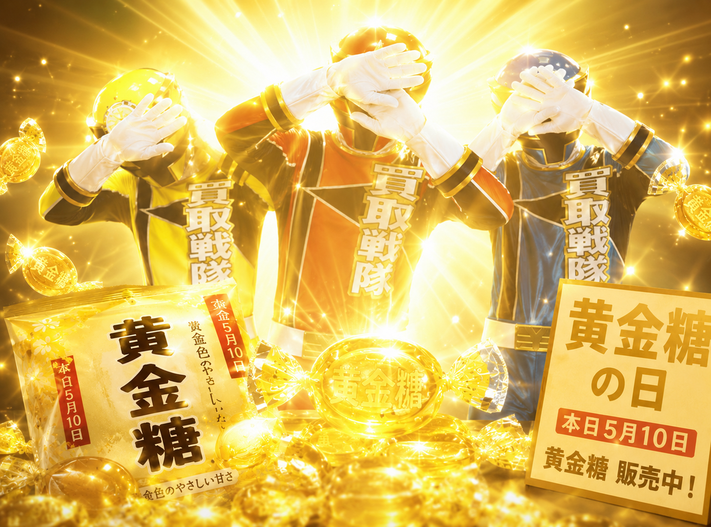 5月10日は「黄金糖の日」！