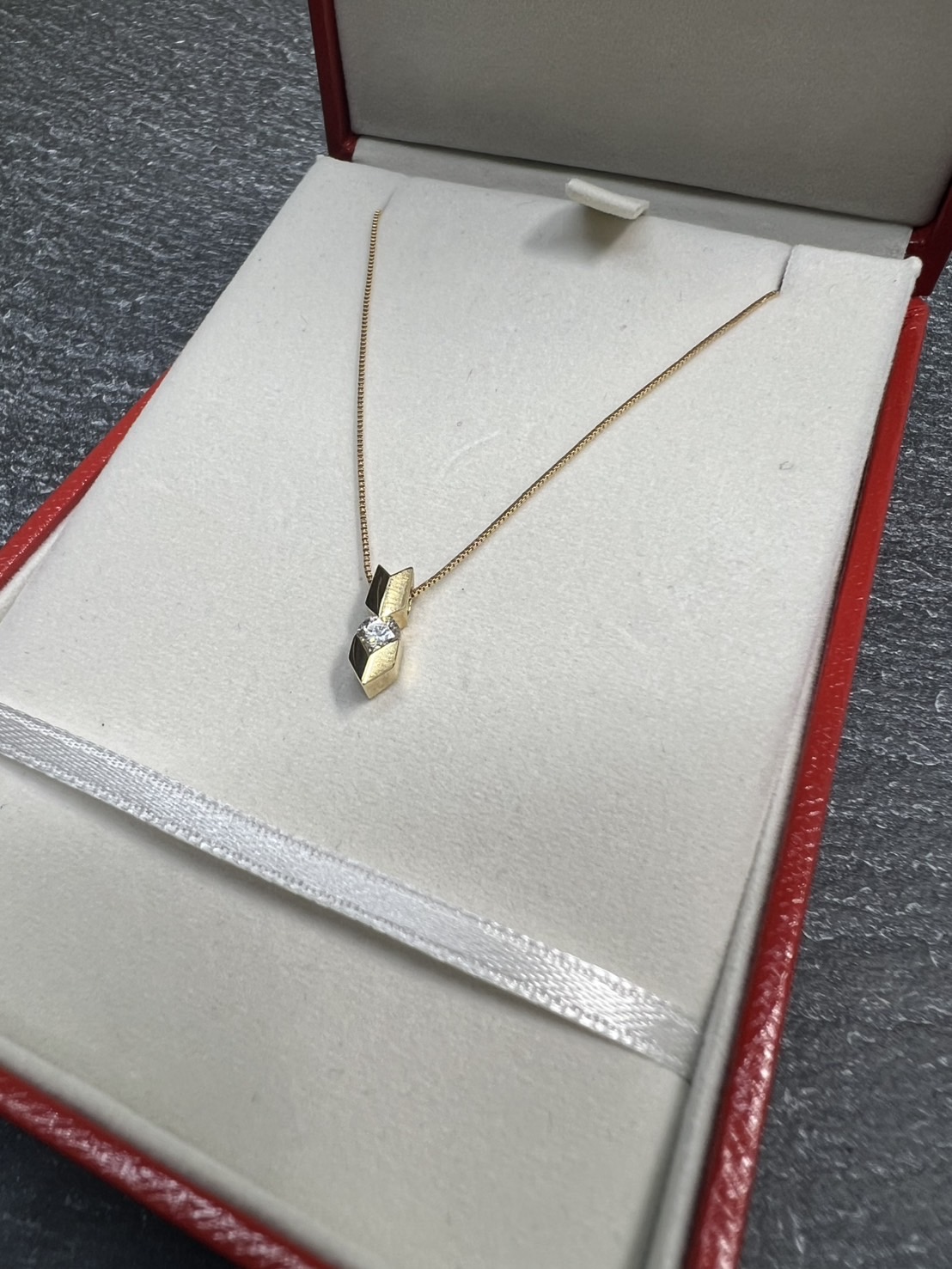 K18 ダイヤモンド　ネックレス　買い取らせていただきました